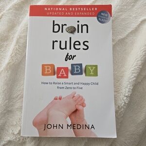 💙3/$25💙Brain Rules For Baby By John Medina‎ Softcover